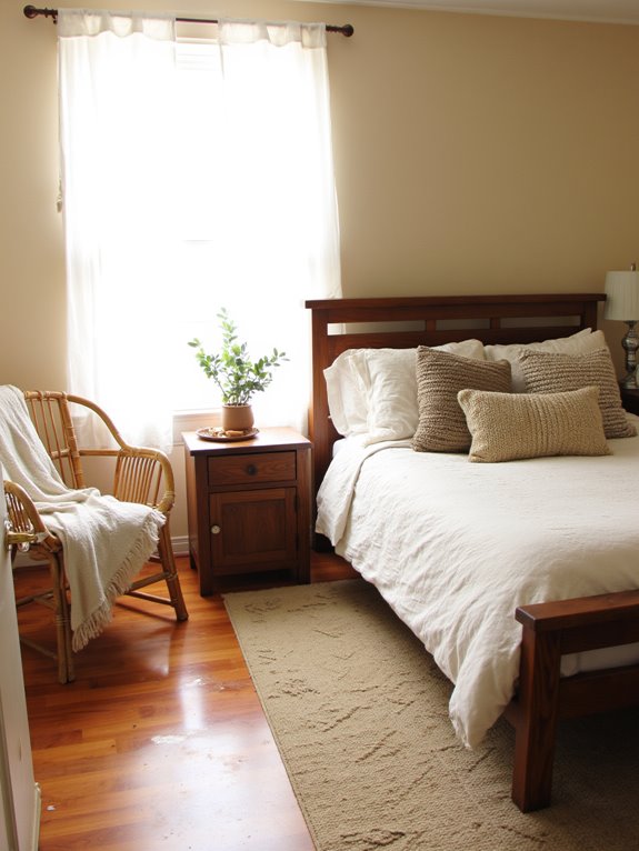 natural materials create coziness