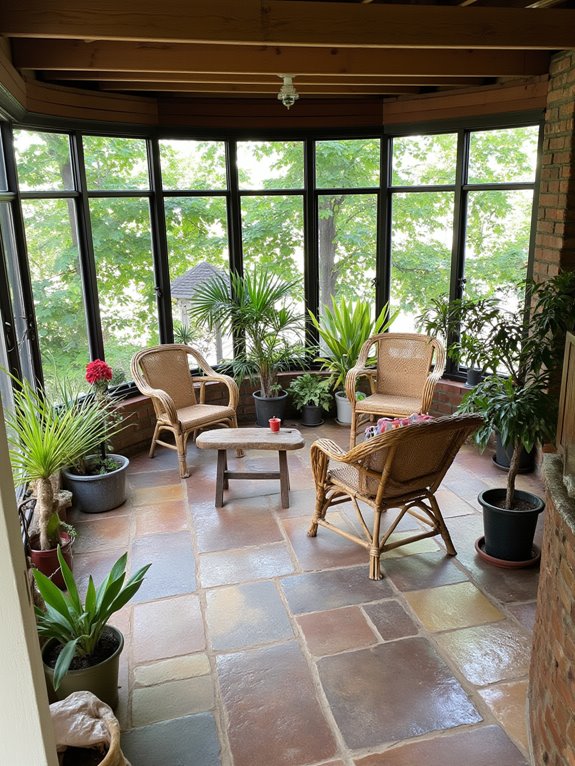 natural materials create serenity