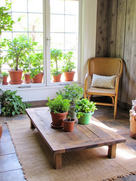 natural materials for serenity