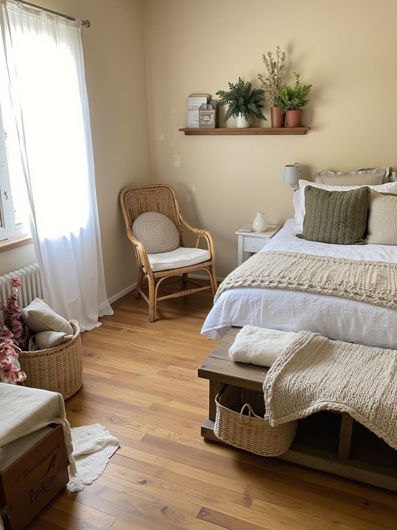 natural textures and fabrics