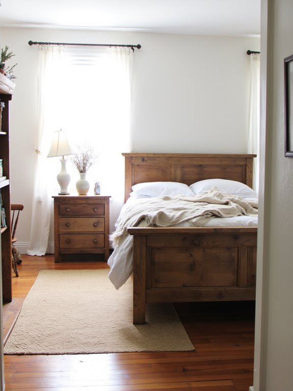 natural wood for warmth