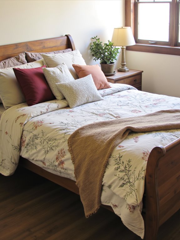nature inspired serene bedding