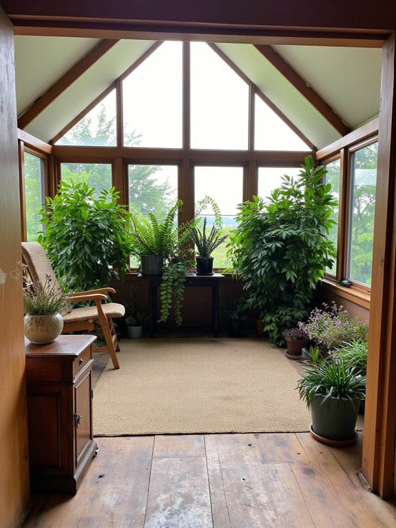 nature inspired sunroom design