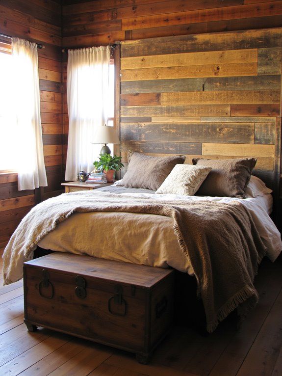 reclaimed wood adds authenticity
