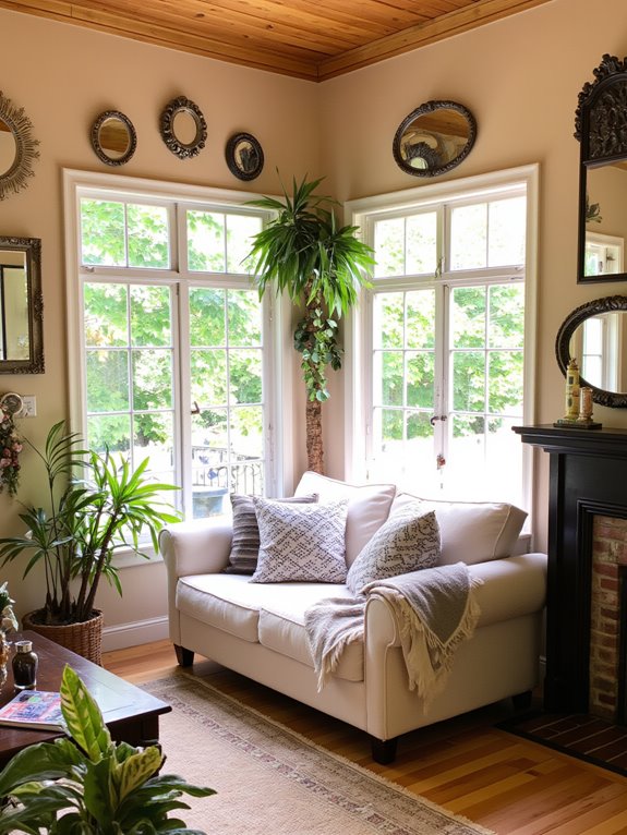 reflective light and space