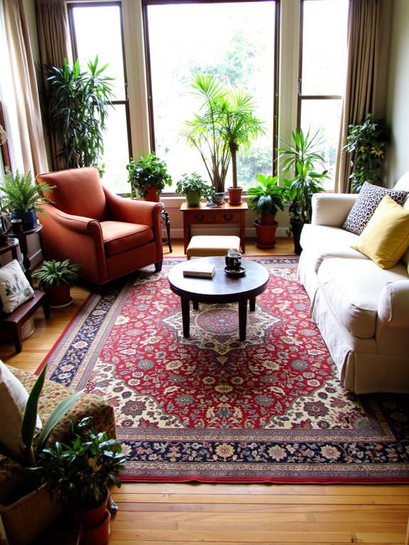 rugs enhance warmth and functionality