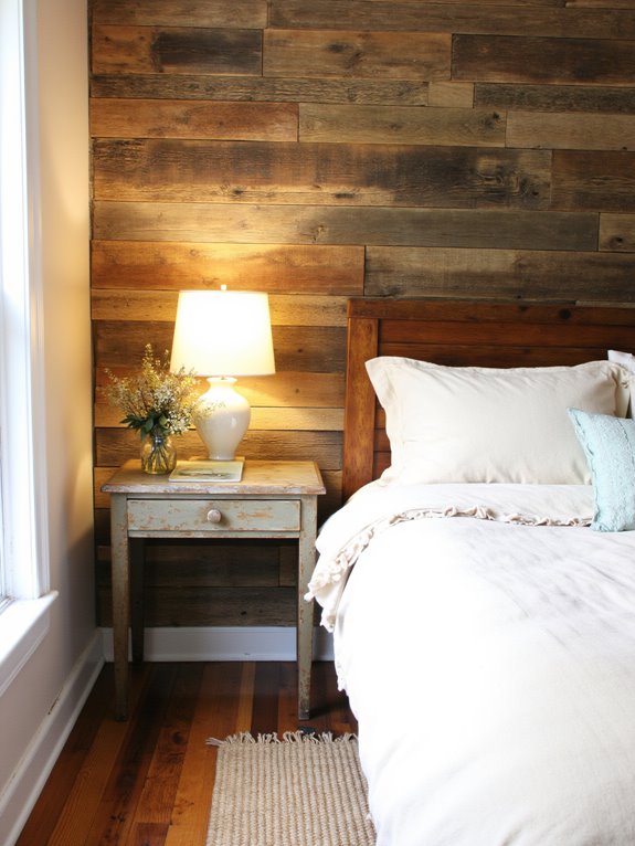 rustic accent wall transformation