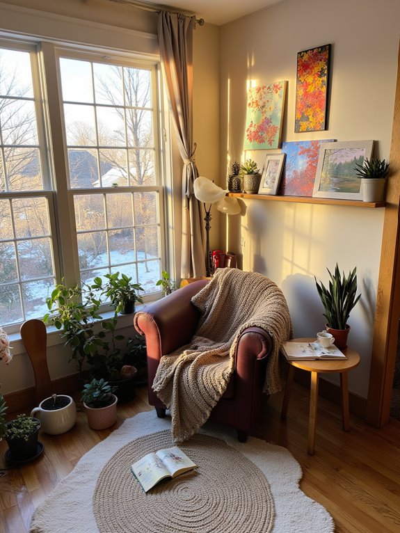 seasonal art gallery wall