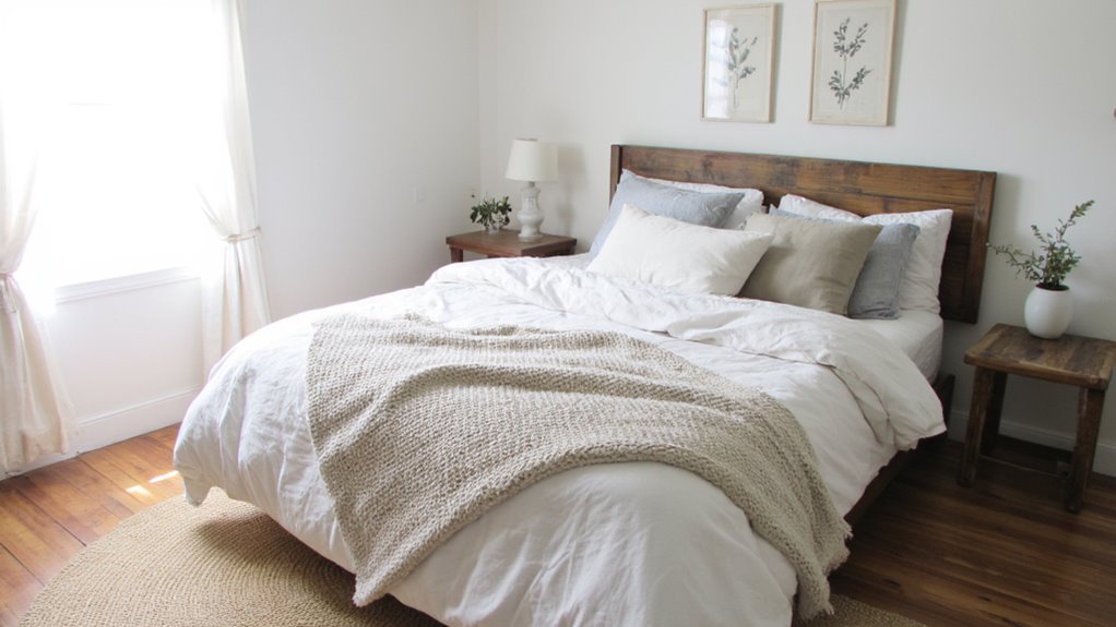 serene farmhouse bedroom ideas