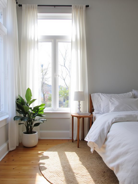 serene minimalist bedroom oasis