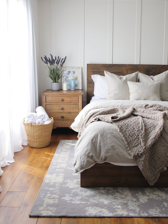 serene retreat with accessories