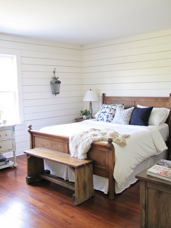 shiplap wall transforms atmosphere