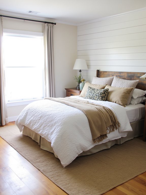 shiplap walls enhance warmth