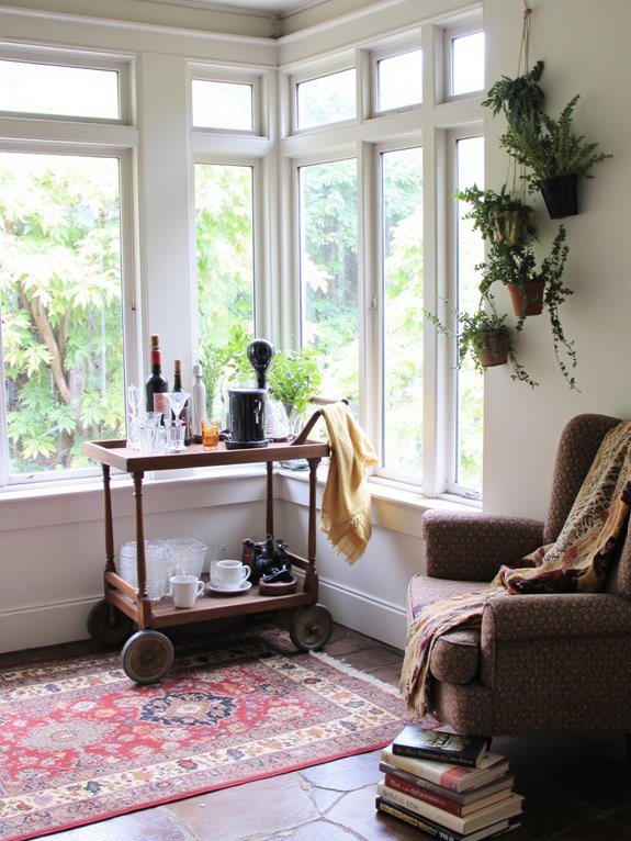 stylish drinks and snacks