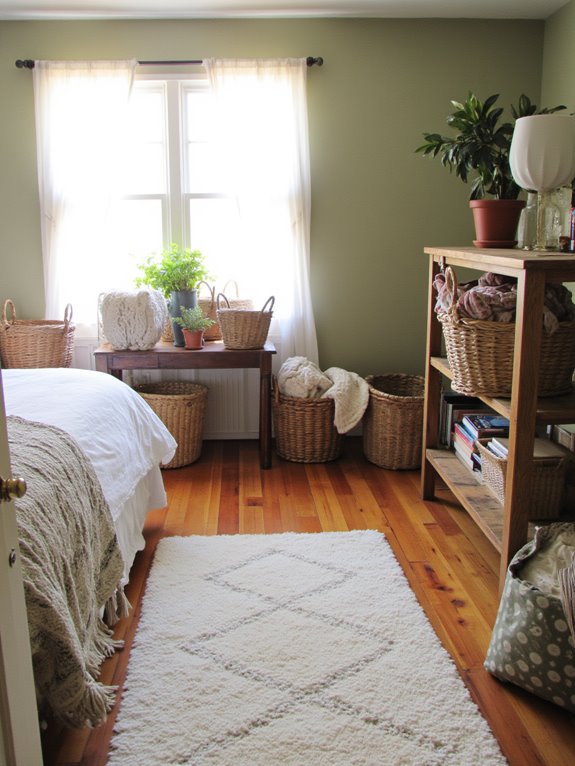 stylish functional woven storage