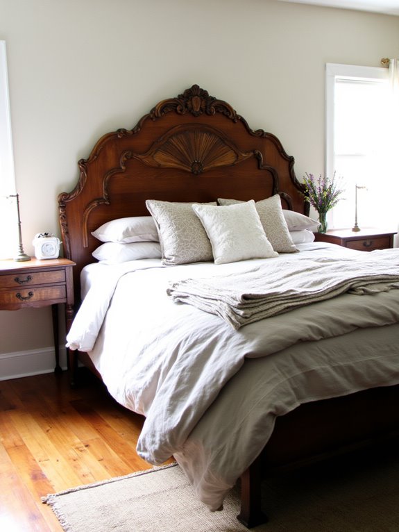 stylish reclaimed wood headboard