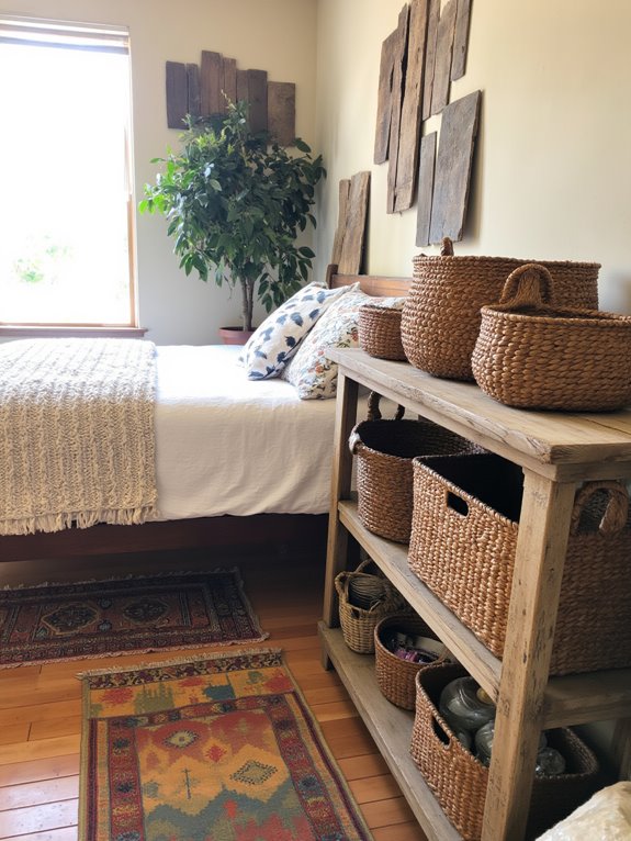 stylish storage for rustic spaces