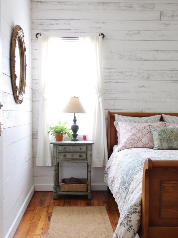 textured shiplap creates warmth