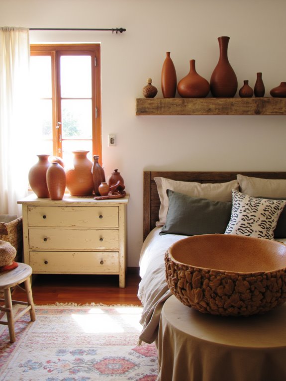 unique handcrafted pottery decor