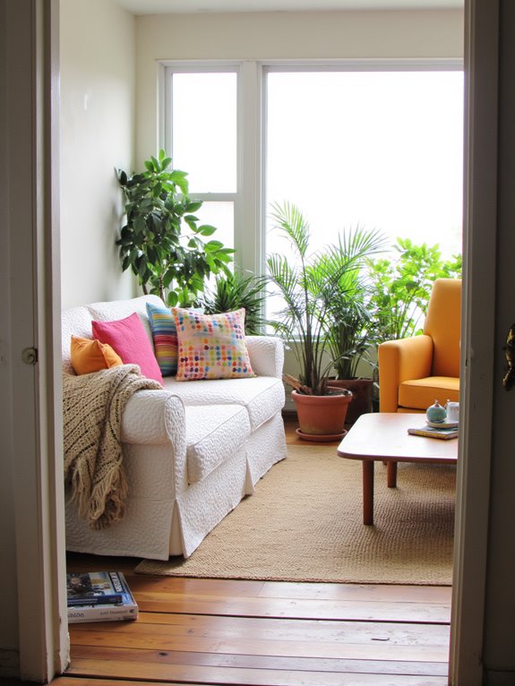 vibrant accent furnishings transformation