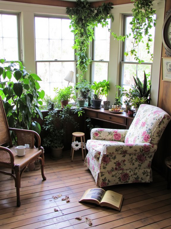 vibrant greenery enhances tranquility