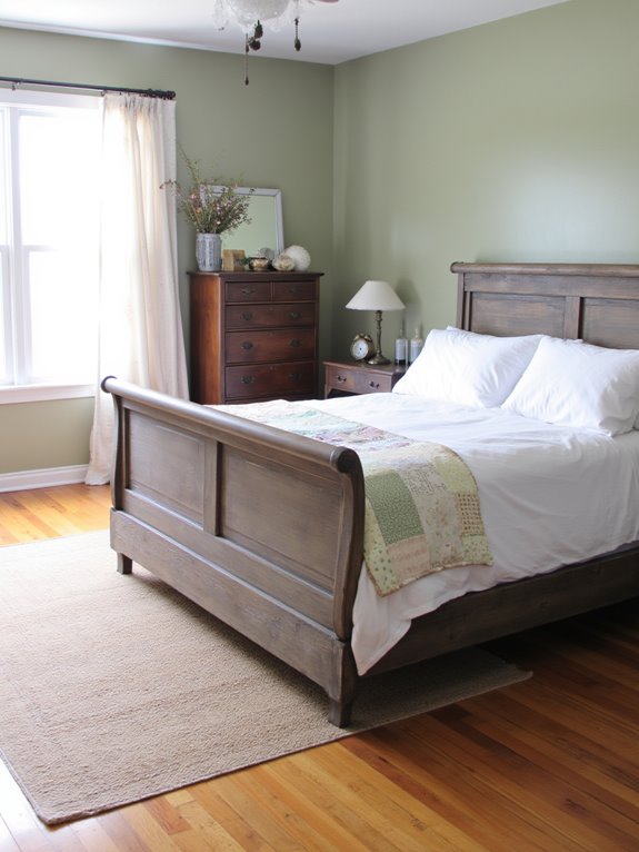 vintage accents for warmth