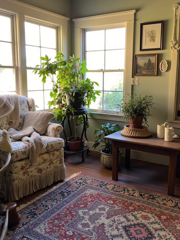 vintage decor adds charm