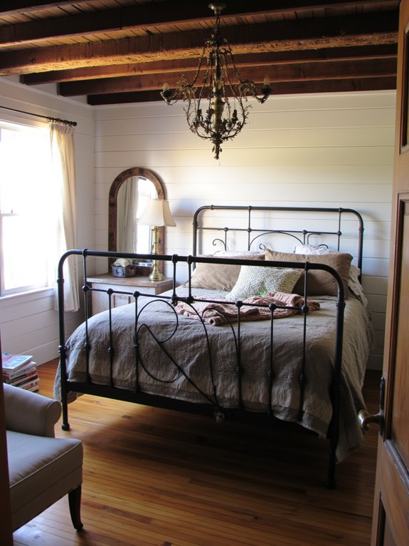 vintage lighting adds charm