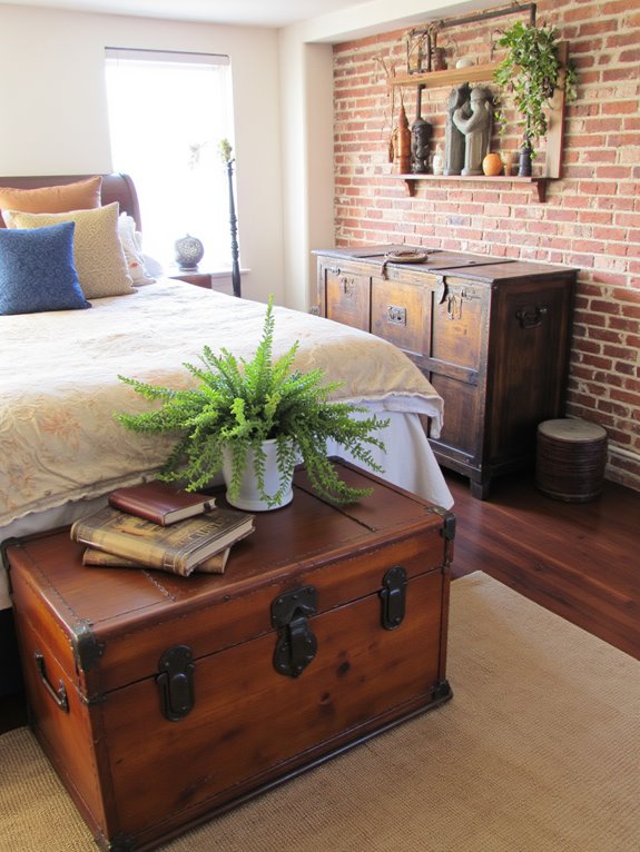 vintage trunks for storage