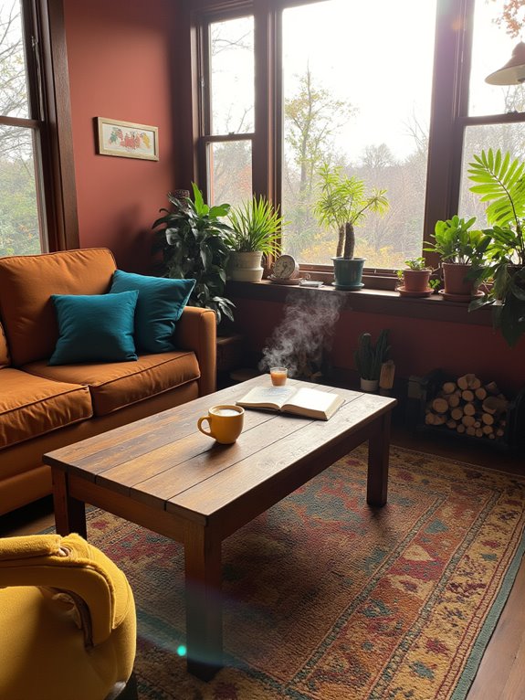 warm hues create comfort