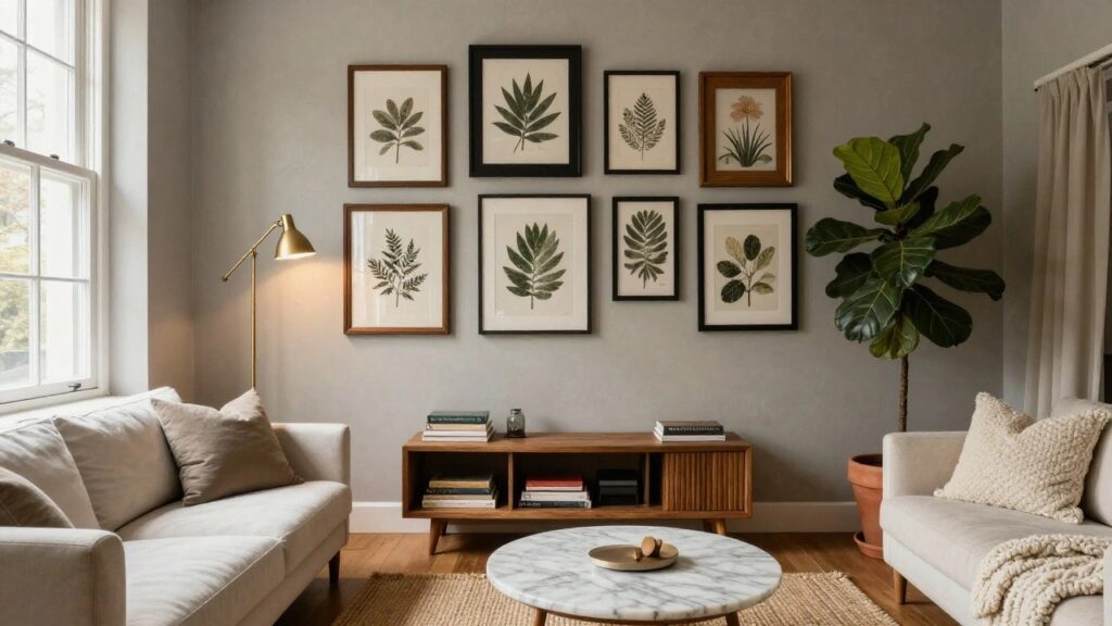 19 Cozy Living Room Wall Decor Ideas That Add Warmth