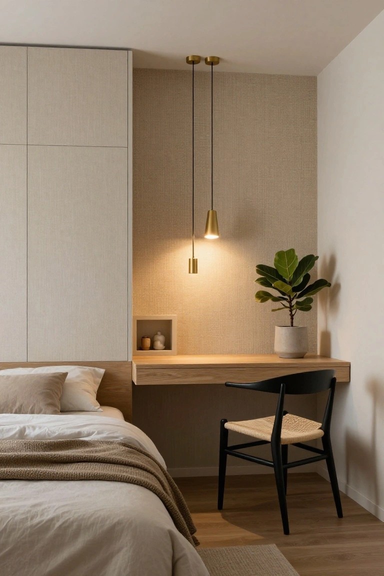 Bedroom Corner Desk Nook
