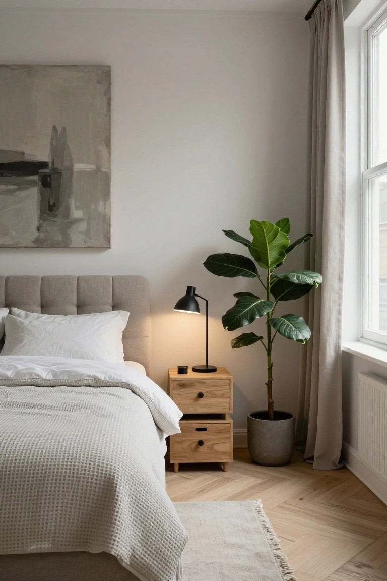 Large Potted Plants for Bedroom Calm