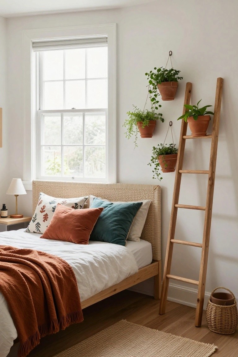 Ladder Shelf for Bedroom Plants