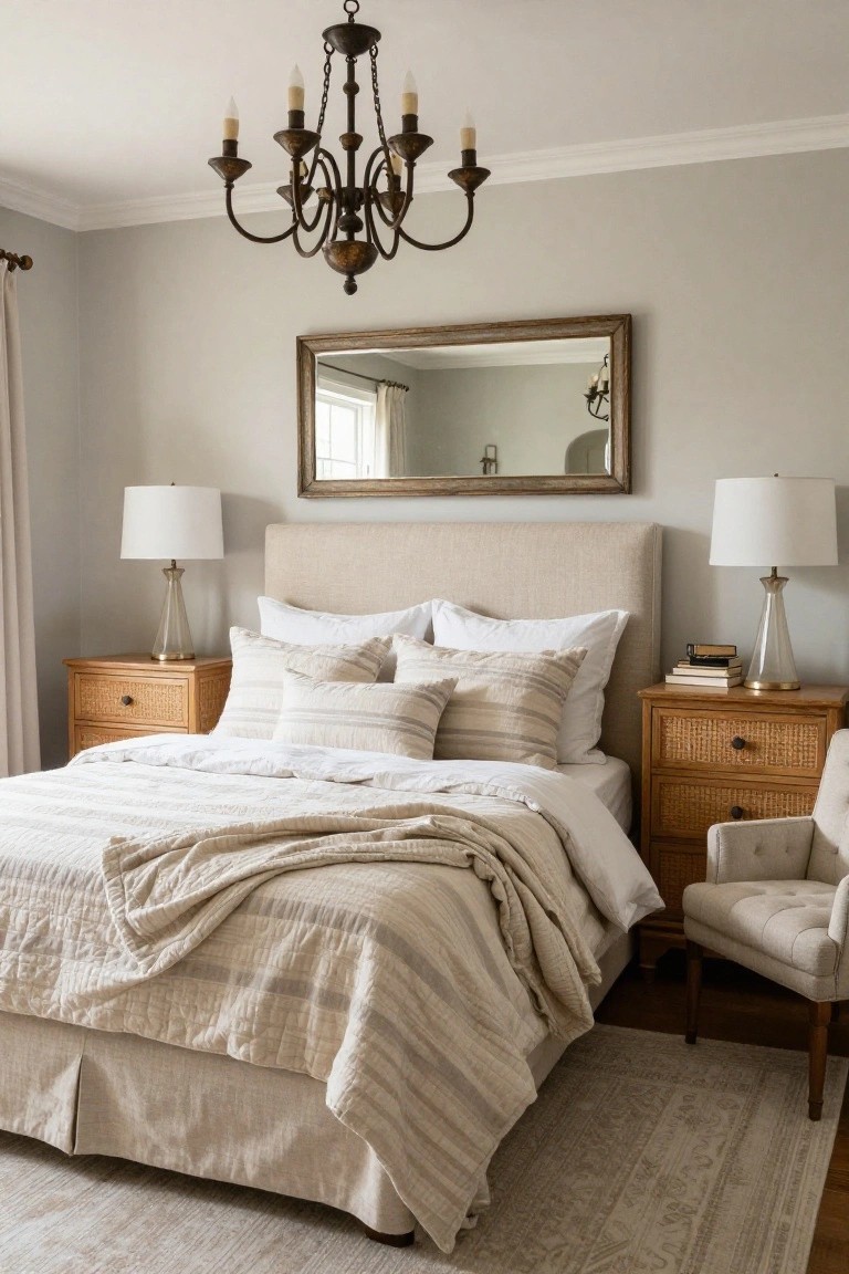 Rattan Nightstands for Natural Texture