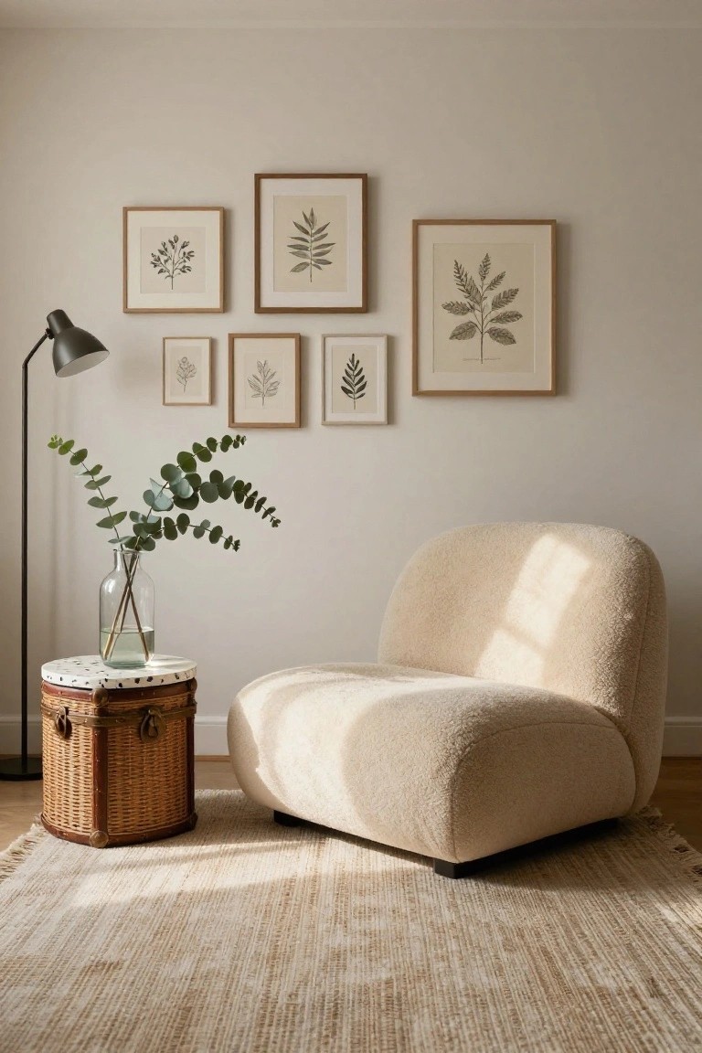 Cozy Beige Armchair Corner
