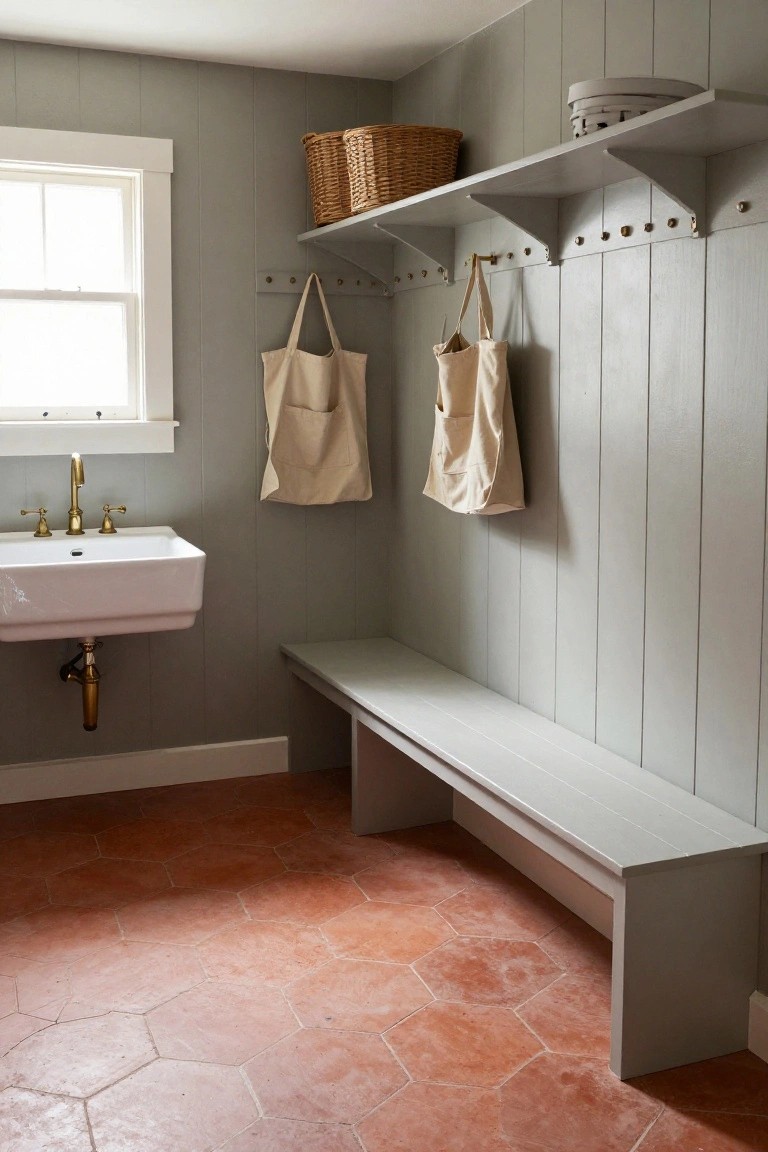 Terracotta Hexagon Tiles