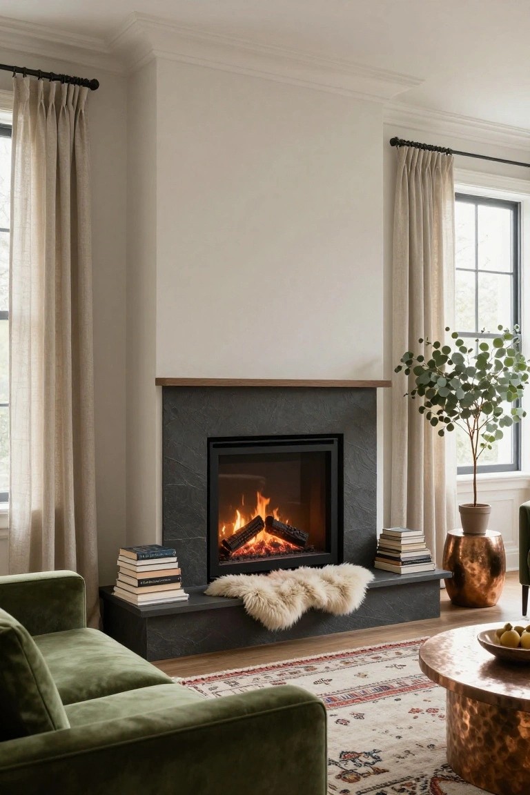 Green Velvet Sofas Add Cozy Comfort