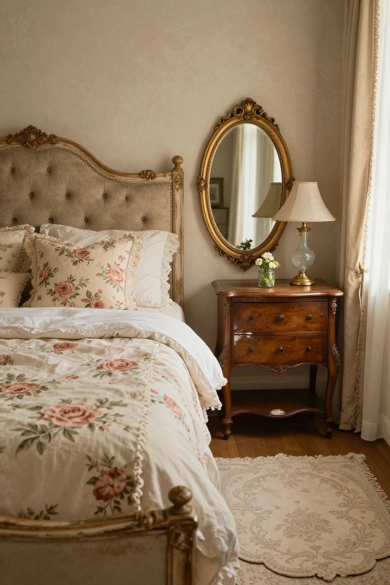 Cozy Floral Pillow Layers