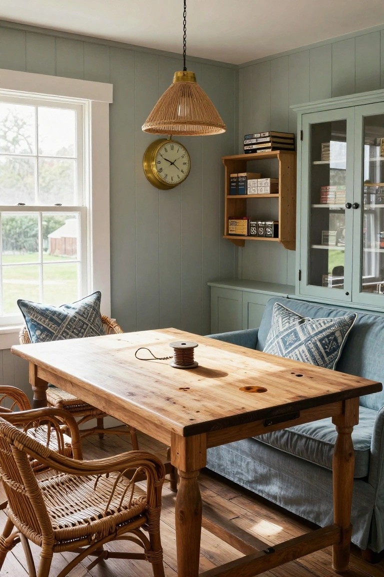 Built-In Banquette for Casual Workspaces