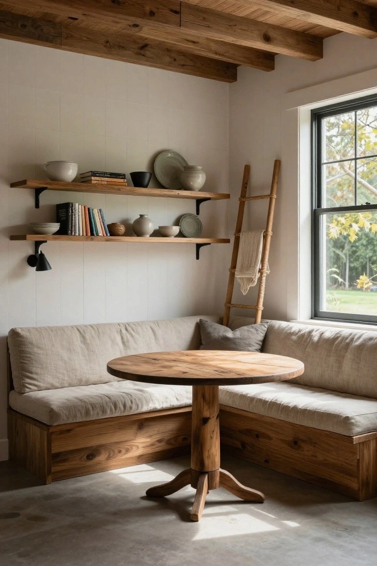 Built-In Corner Bench Seating