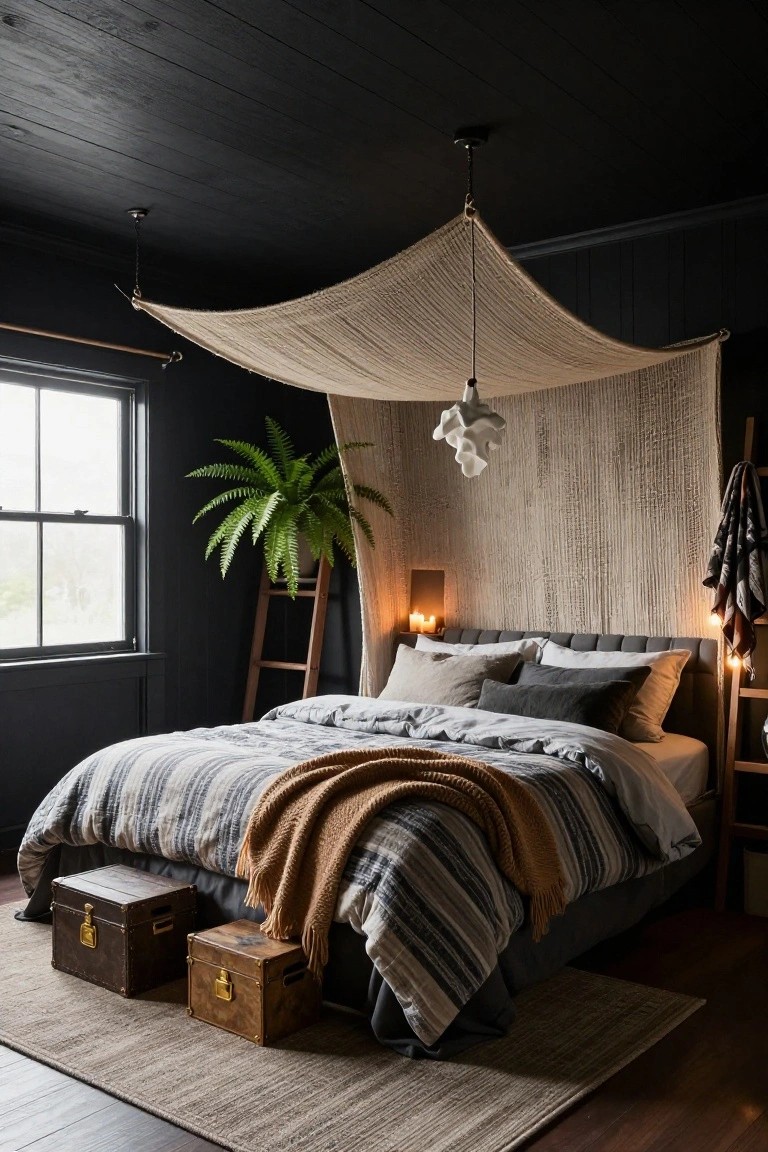 Drape a Canopy Over the Bed
